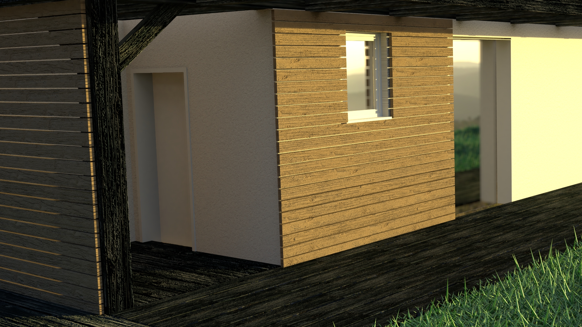 Außenansicht Bungalow 